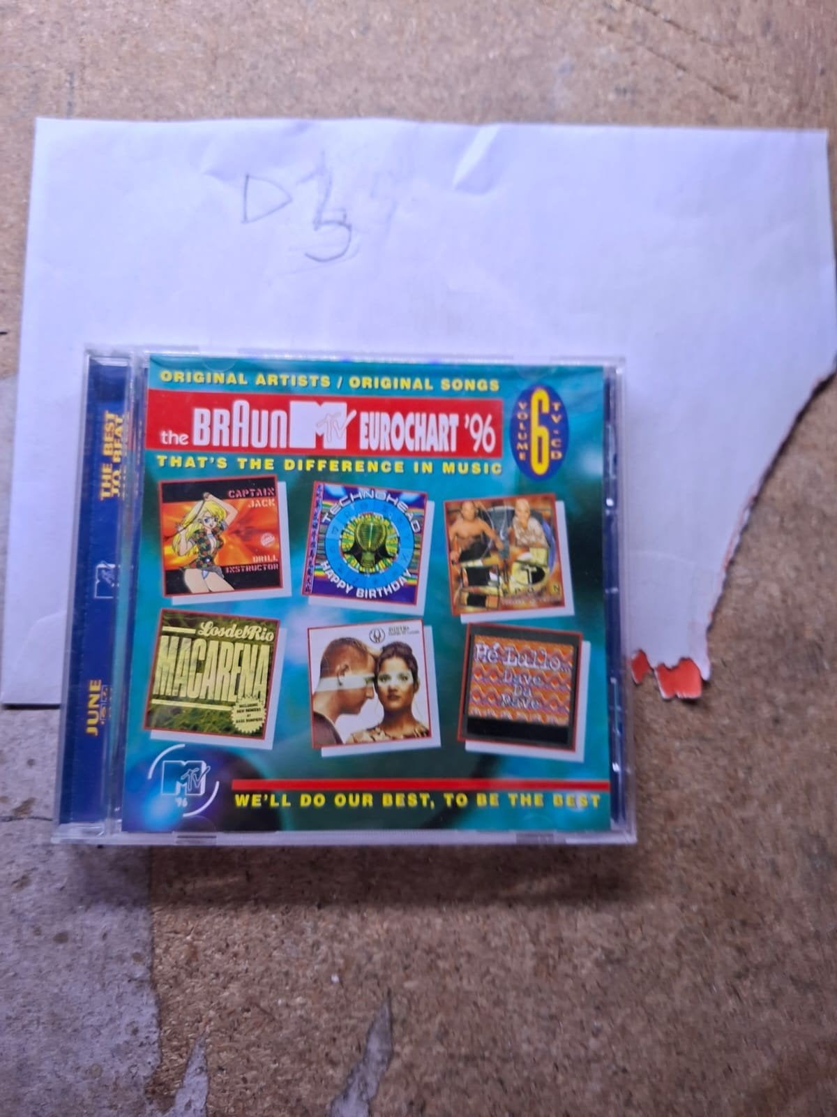 The Braun MTV Eurochart '96 CD - Pop/Dance Hits, Cd's en Dvd's, Ophalen of Verzenden, Gebruikt, Pop, Verzamelalbum