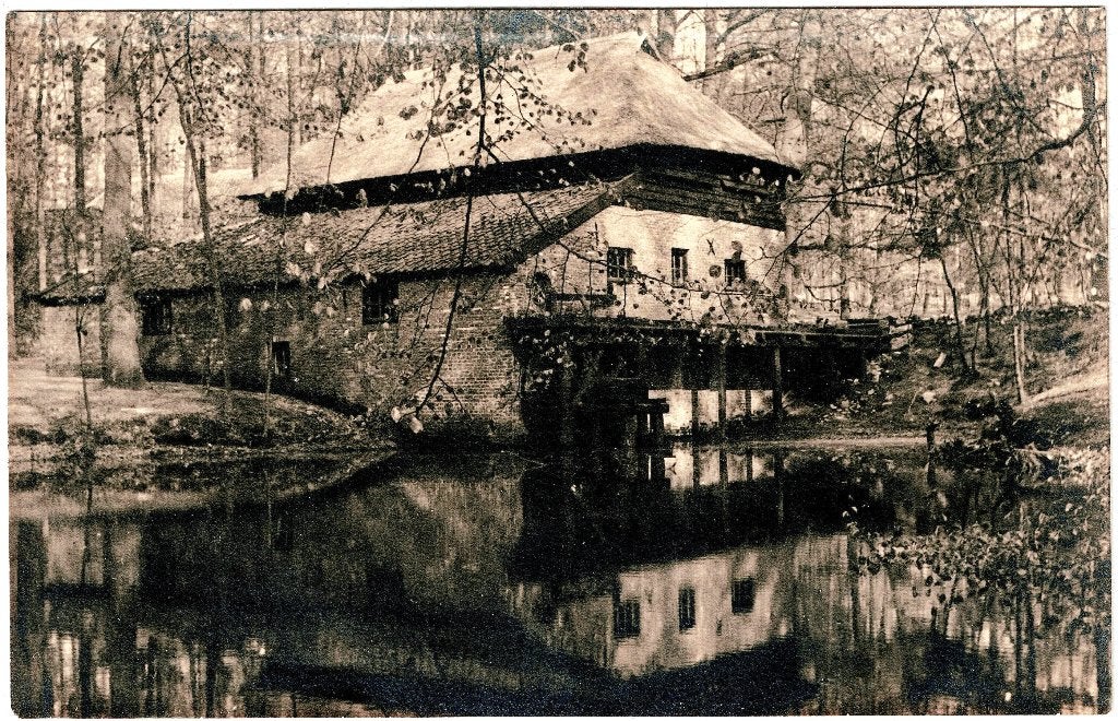 Arnhem, Openluchtmuseum papiermolen 1950, richtprijs 3,50, Verzenden, 1940 tot 1960, Ongelopen, Gelderland