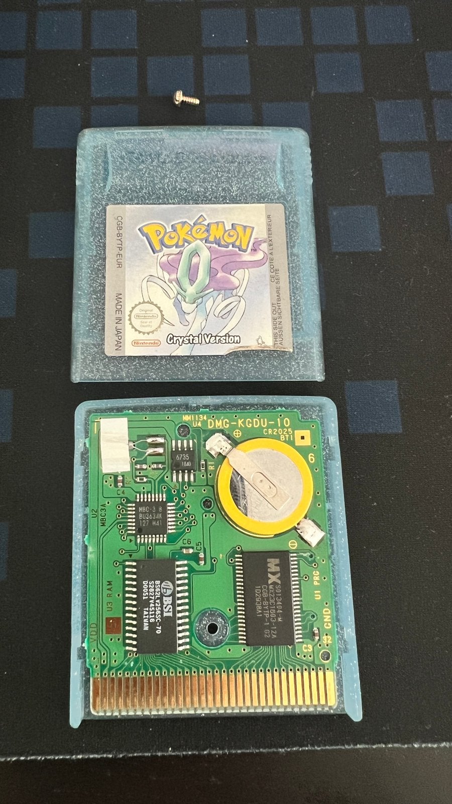 Pokemon Crystal - nieuwe batterij, Spelcomputers en Games, Gebruikt, 1 speler, Vanaf 3 jaar, Gekoppelde computers