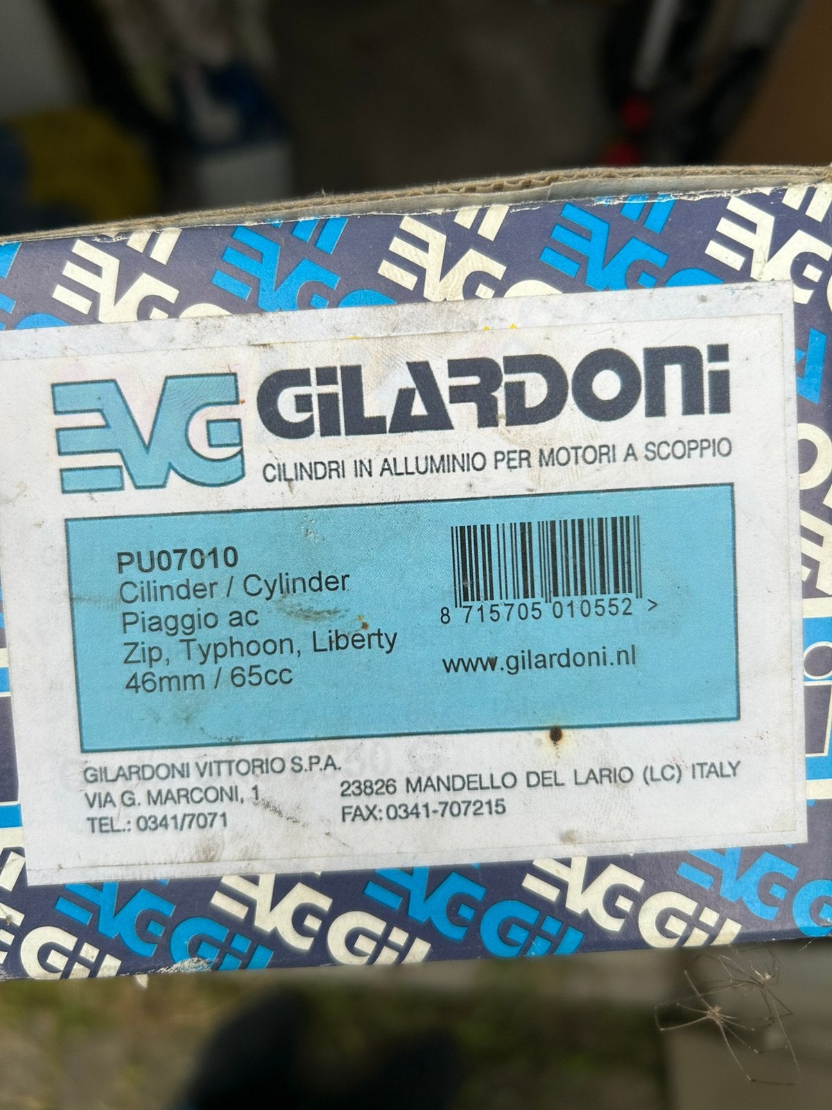 Cilinders 70cc en 65cc, Fietsen en Brommers, Ophalen of Verzenden, Gebruikt, Cilinder, Piaggio