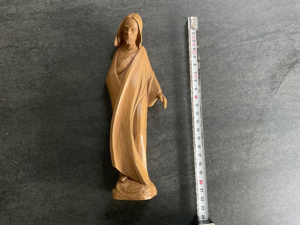 Heilig hart beeld, hoogte 21 cm, Antiek en Kunst, Ophalen of Verzenden