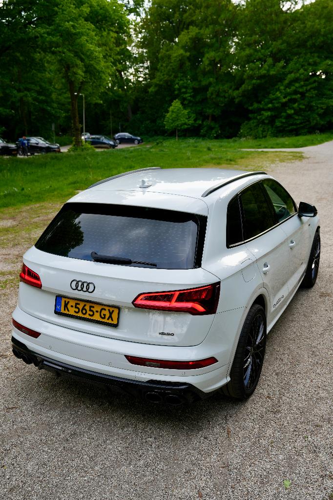 Audi Q5 55e Quattro 367pk S Tronic/LUCHT/21inch/RS/CarPlay, Automaat, 2005 kg, 1750 kg, Zwart