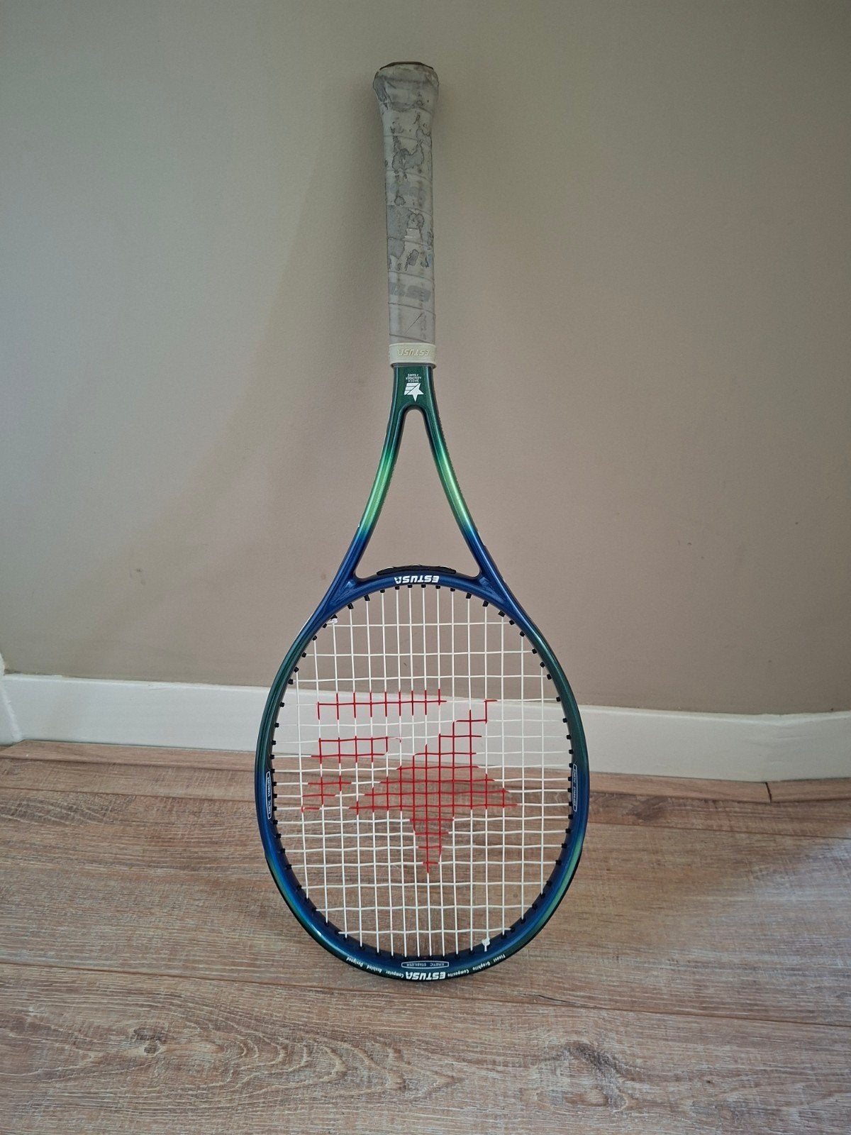 Estusa tennisracket - Blauw/Groen, Ophalen of Verzenden