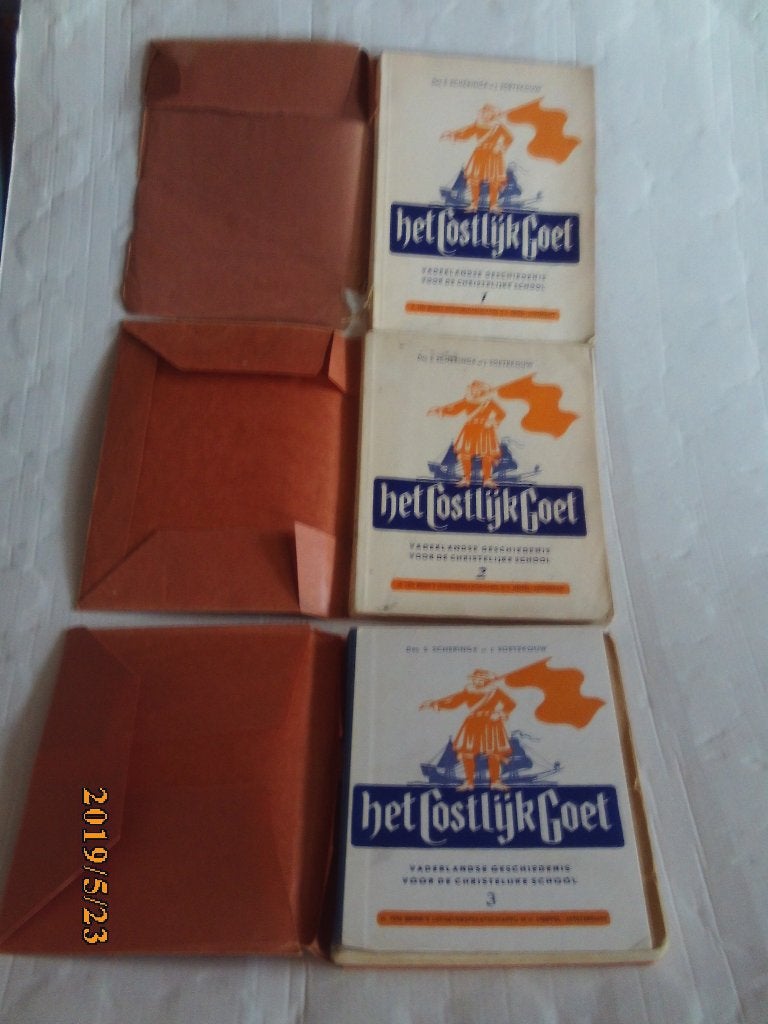 3 delen het costelijk goet + werkboekje -scheringa+soetekouw, Ophalen of Verzenden, Gelezen