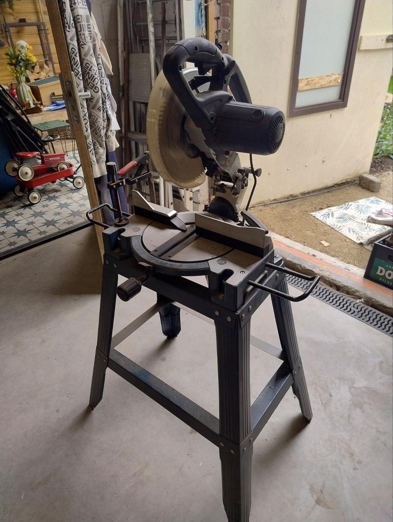 Einhell KGSL 251 Afkortzaag met Onderstel - Gebruikt, Doe-het-zelf en Verbouw, Gereedschap | Zaagmachines, Ophalen, Gebruikt, Einhell