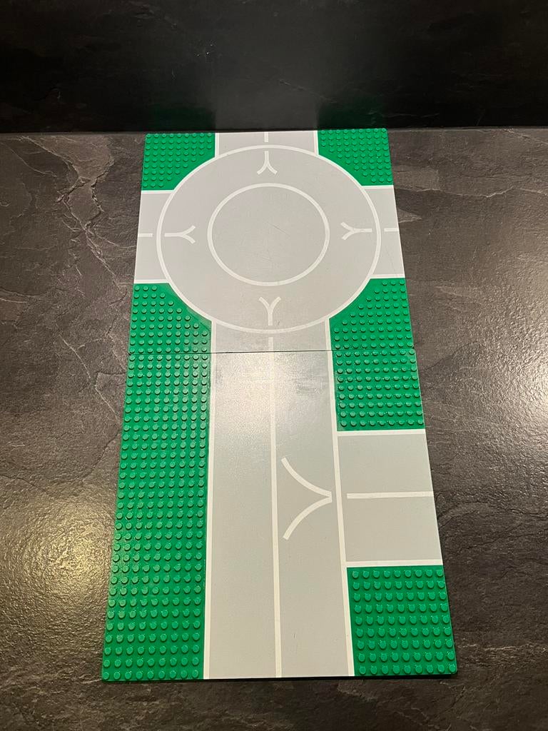Lego Partij/Lot 2x Groene Wegenplaat, Kinderen en Baby's, Speelgoed | Duplo en Lego, Lego, Ophalen of Verzenden, Grondplaat, City