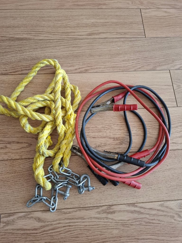 Starkabels plus Sleepkabel (zware uitv samen€10), Auto diversen, Ophalen
