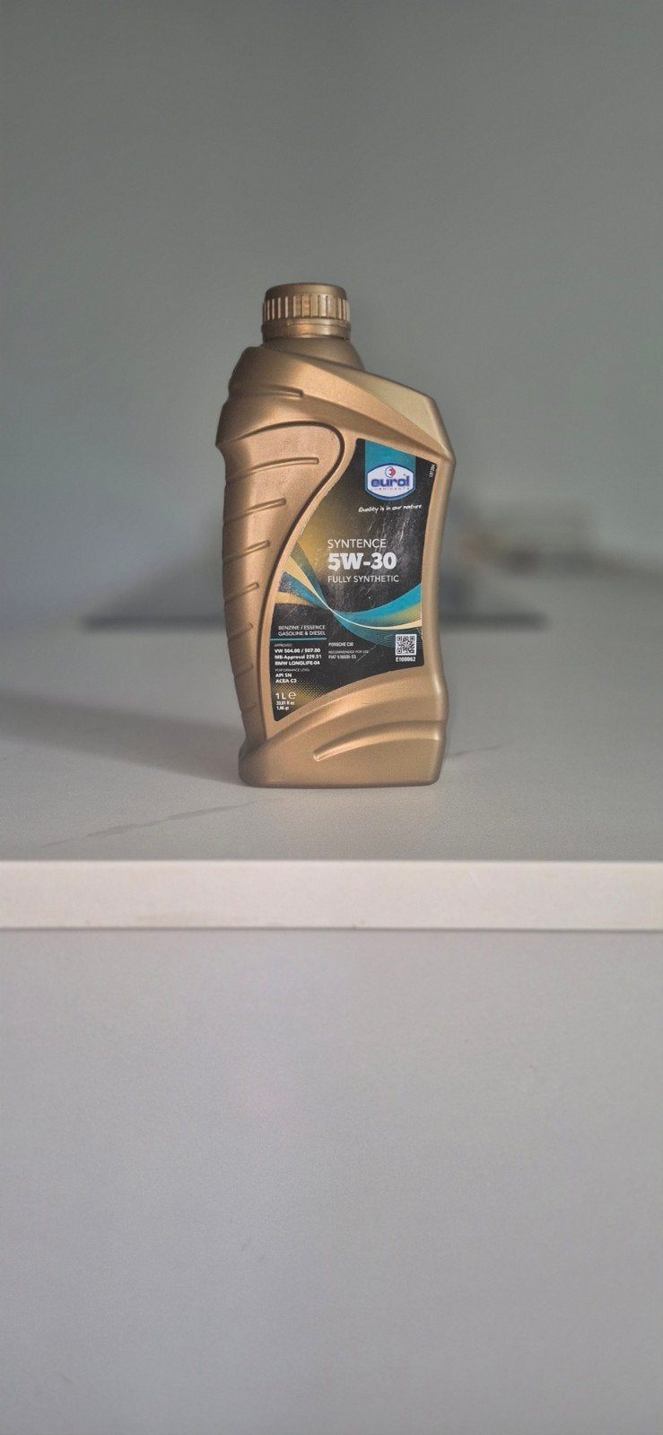 Eurol Syntence 5W-30 Volledig Synthetische Motorolie 1L, Auto-onderdelen, Motor en Toebehoren, Ophalen of Verzenden, Nieuw, BMW