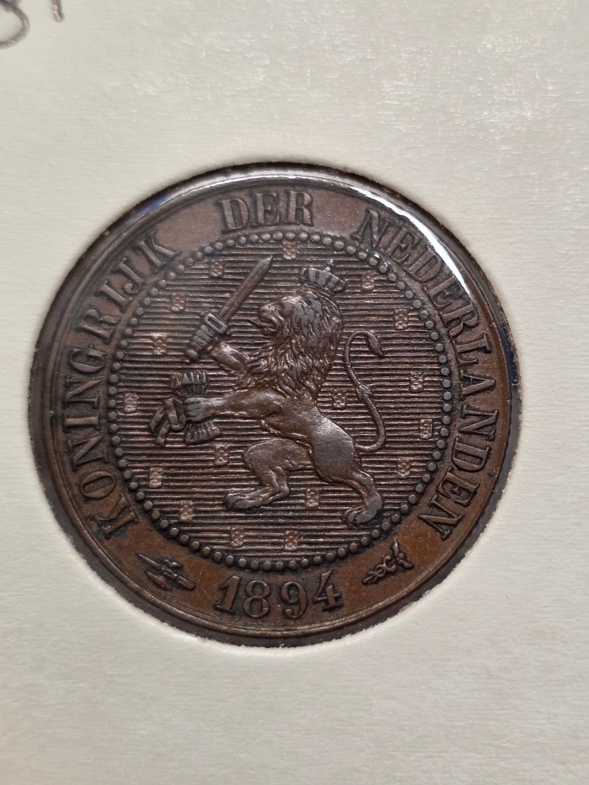 2,5 cent 1894 Nederland, Verzenden, Koningin Wilhelmina, Overige waardes, Losse munt