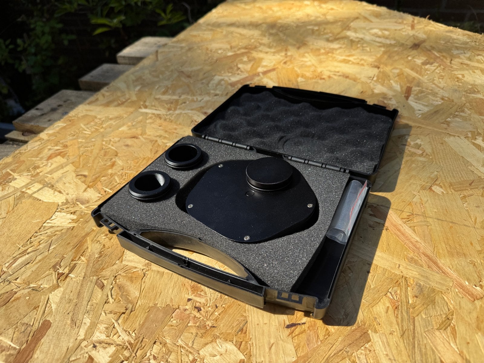 Handmatig 5-standen filterwiel voor astronomische telescopen, Ophalen of Verzenden, Zo goed als nieuw, Minder dan 80 mm, Onderdelen of Toebehoren