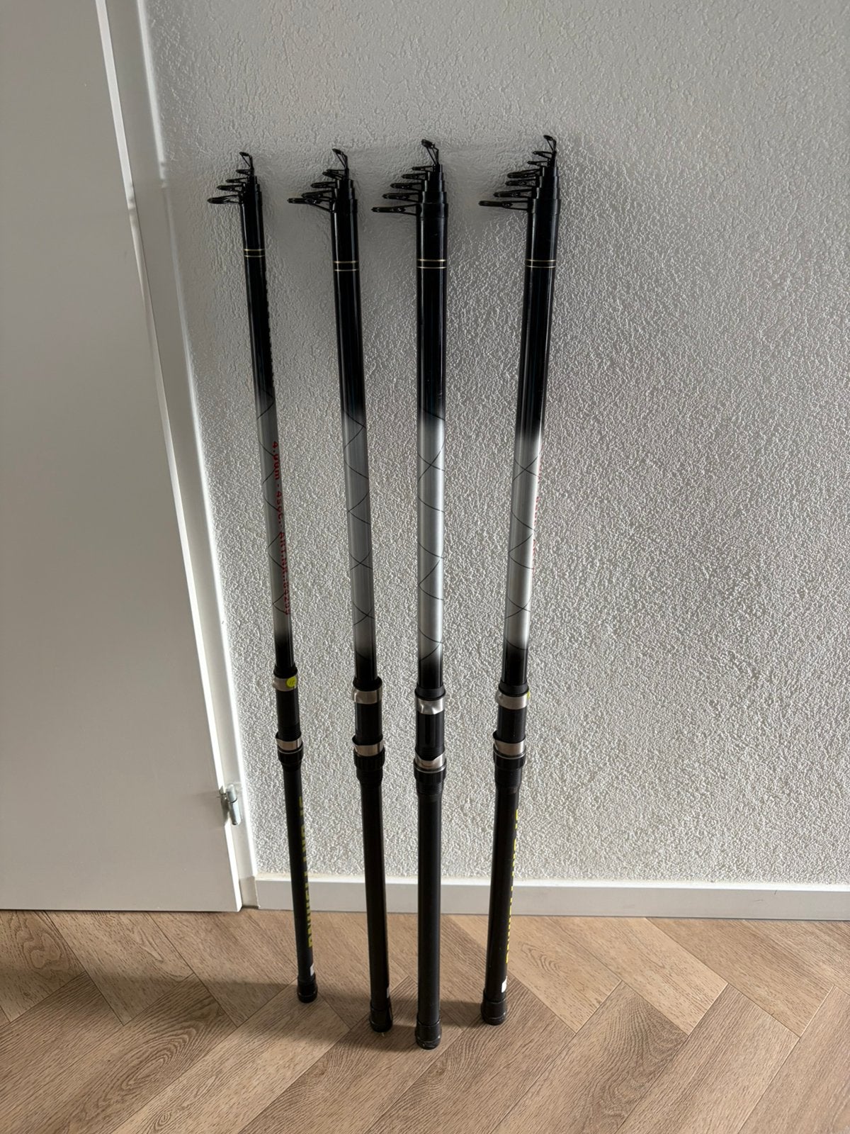 4 x telescoop hengel, Watersport en Boten, Ophalen of Verzenden, Nieuw, Werphengel