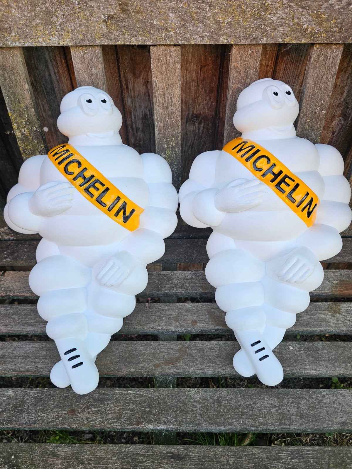 Eenmalig 1 set michelin pop / poppen 46cm met led en beugels, Verzamelen, Merken en Reclamevoorwerpen, Ophalen of Verzenden, Nieuw