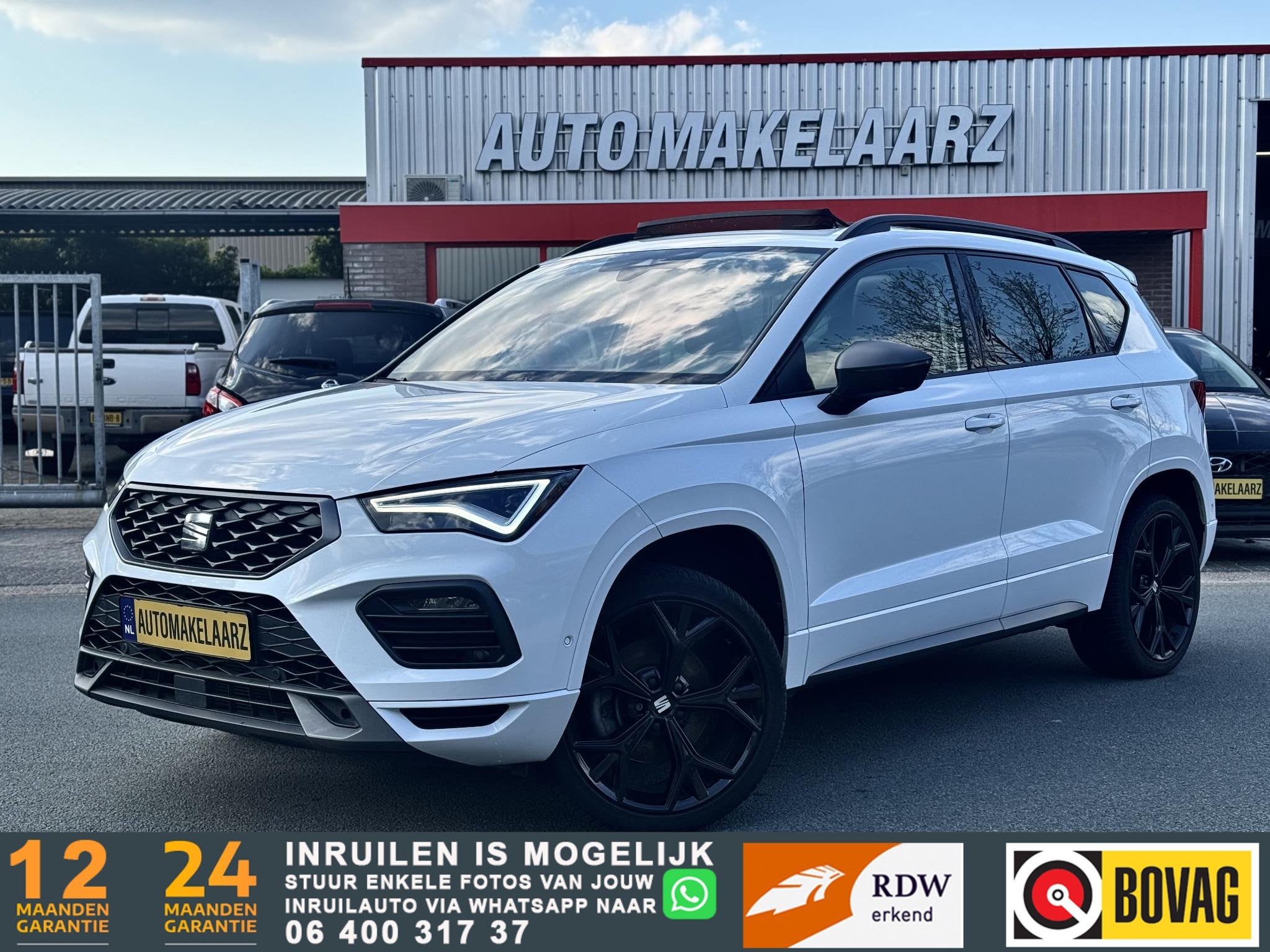 SEAT Ateca 2.0 TDI FR Business Intense FULL OPTION, 12 maanden, Stof, 4 cilinders, Ateca
