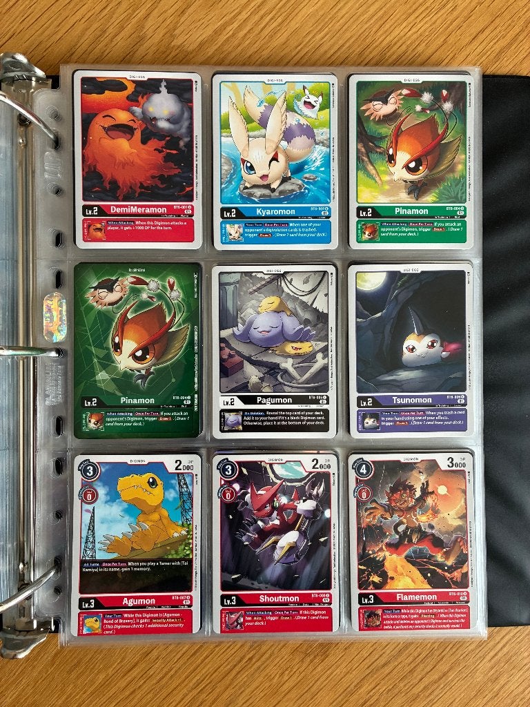 Collectie Digimon kaarten BT6-BT10, Ophalen, Zo goed als nieuw, Meerdere kaarten, Foil
