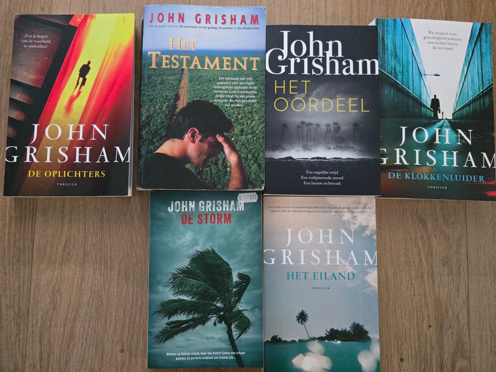 John Grisham Thrillers - 6 Boeken Collectie, Boeken, Ophalen, Gelezen, John Grisham, Nederland