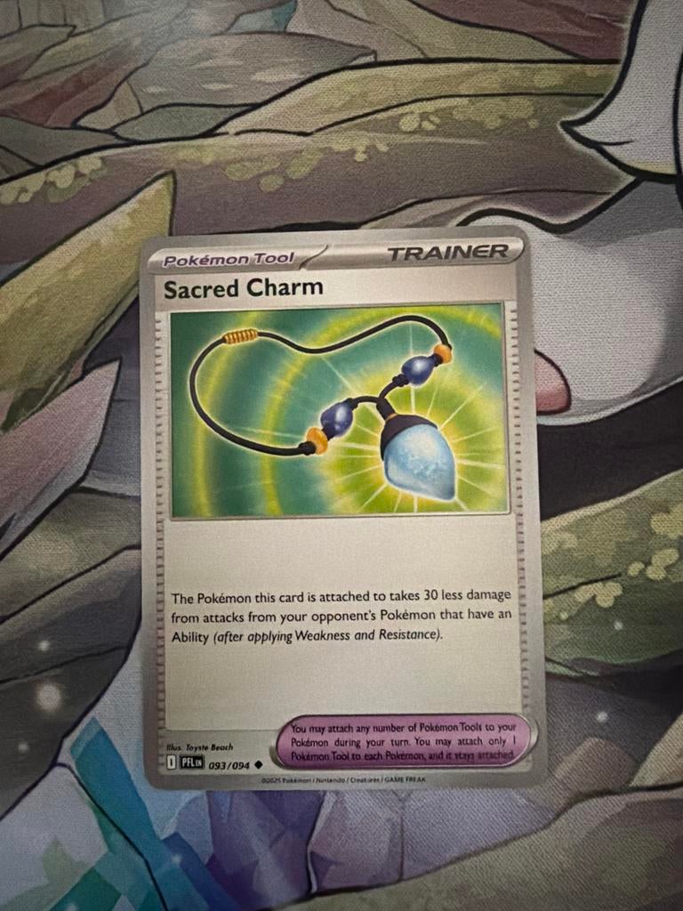Sacred Charm #93 Pokémon Tool Trainer Kaart, Ophalen of Verzenden, Zo goed als nieuw, Losse kaart