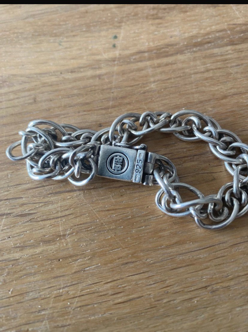 Buddha to Buddha armband - zilver, Ophalen of Verzenden, Gebruikt, Zilver, Zilver