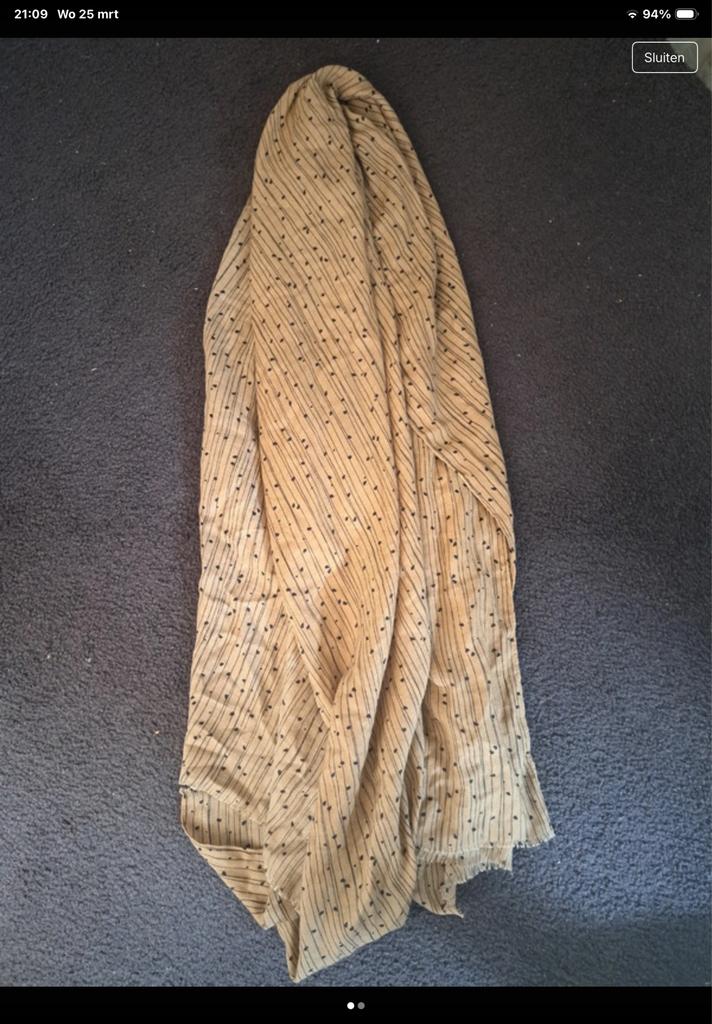 Nieuwe Zusss sjaal, Ophalen of Verzenden, Nieuw, Maat 46/48 (XL) of groter, Sjaal