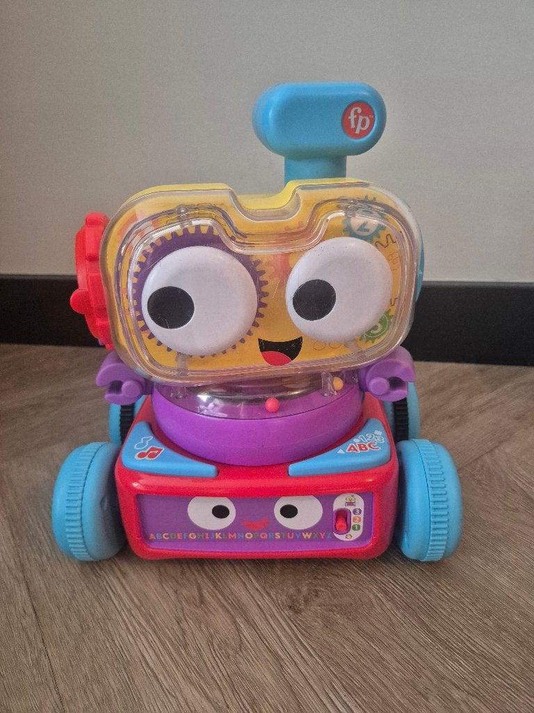 Fisher Price - 4-in-1 Ultieme Leerrobot, Ophalen, Zo goed als nieuw, Speelset, Met licht
