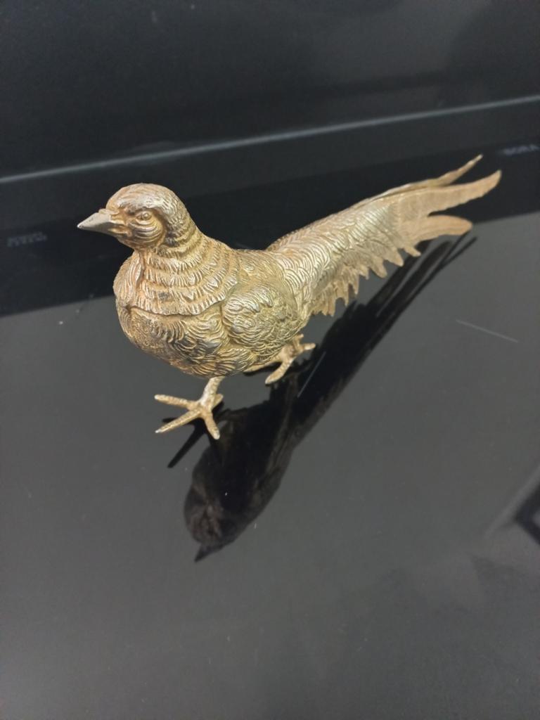 Prachtige metalen fazant, Ophalen of Verzenden, Zo goed als nieuw, Dier