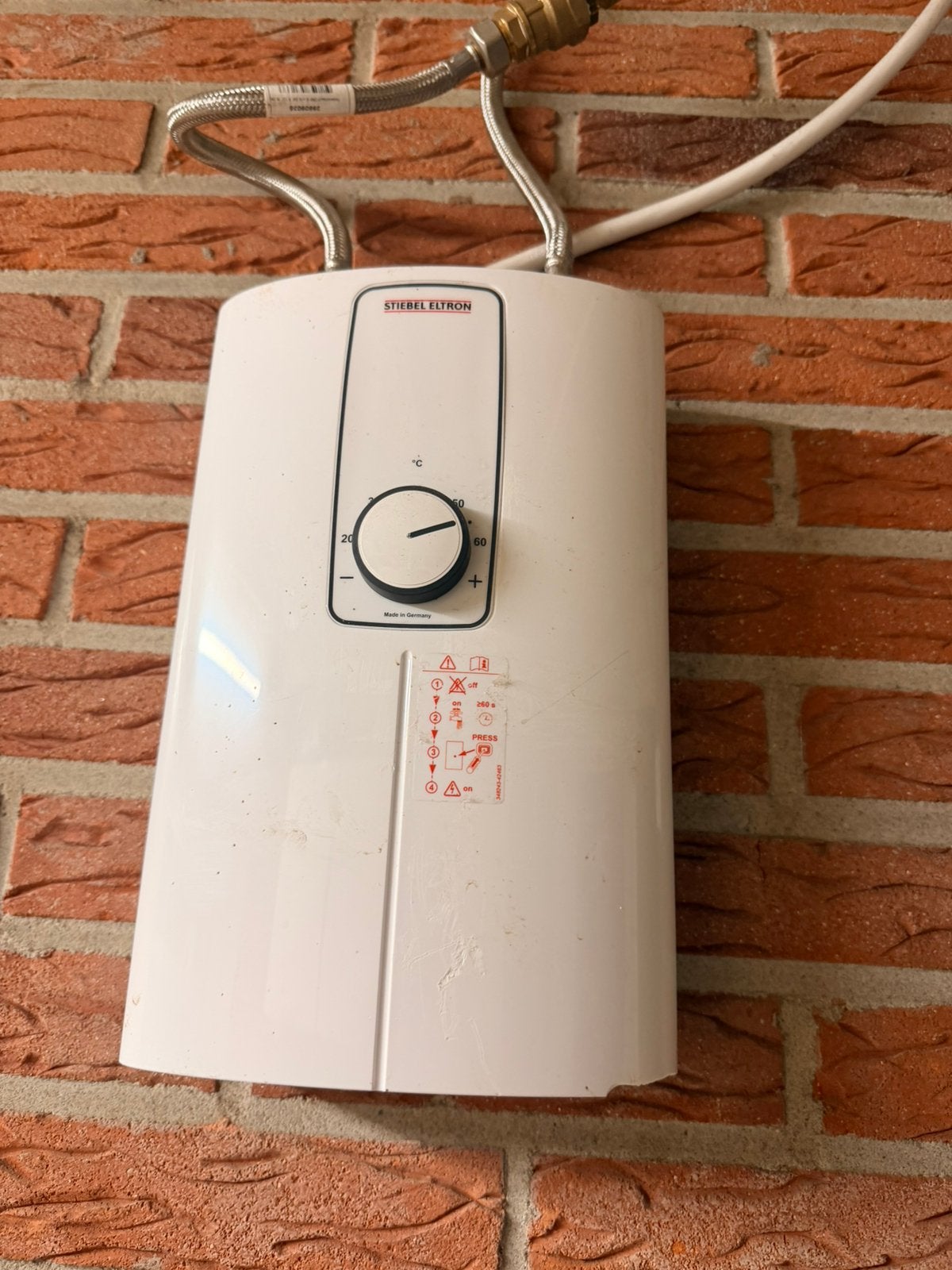 Stiebel Eltron Elektrische doorstroomboiler bijna nieuw, Ophalen, 100 liter of meer, Boiler, Minder dan 3 jaar oud