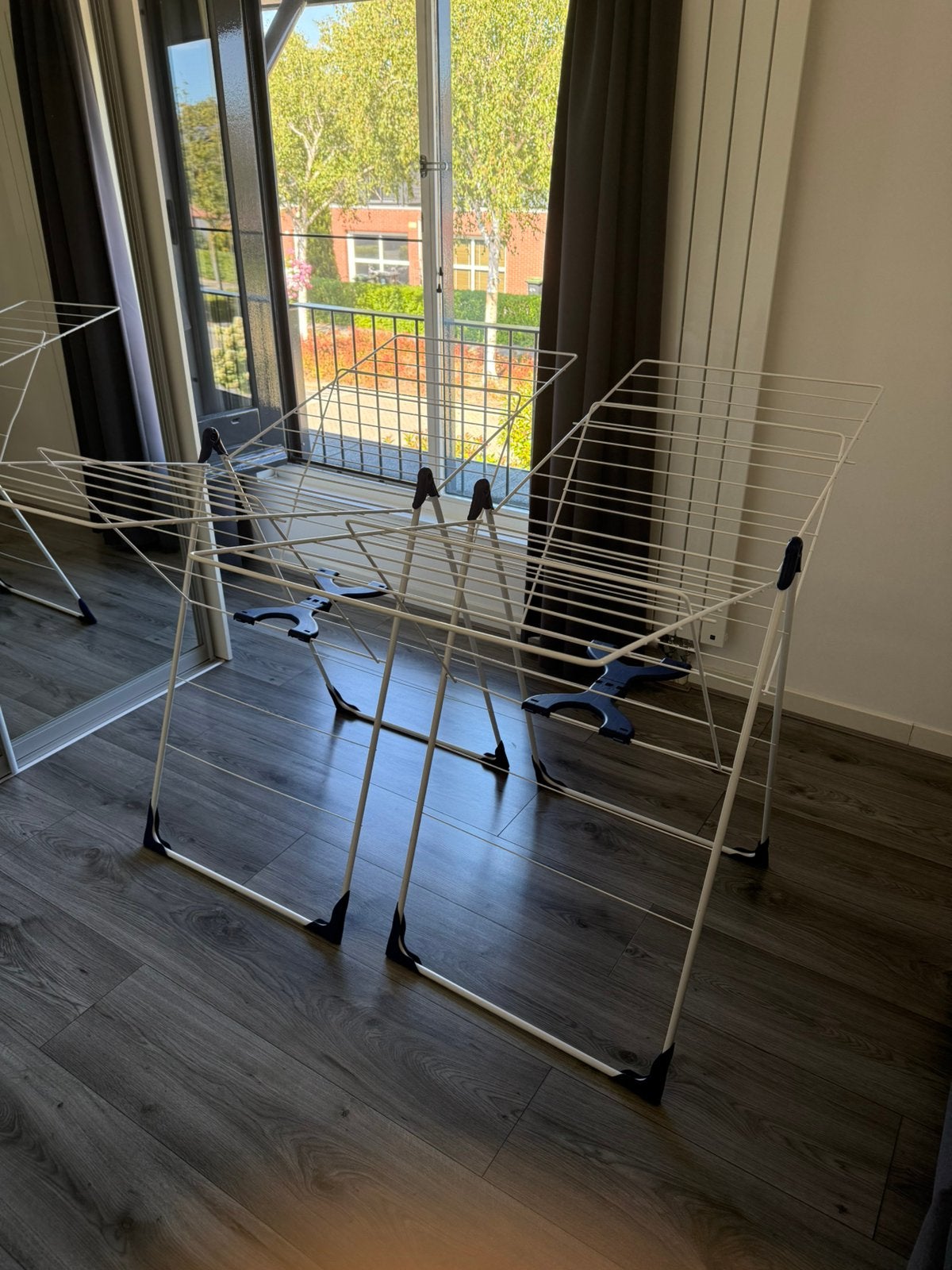 2 Leifheit wasrekken, Tuin en Terras, Droogmolens en Wasrekken, Ophalen, Zo goed als nieuw, Wasrek