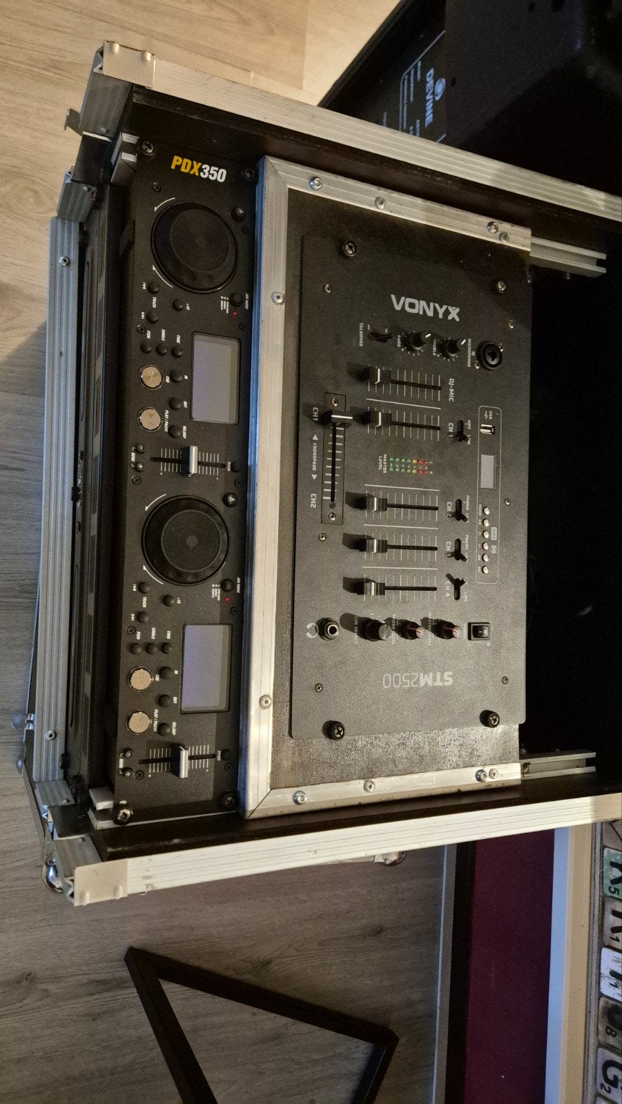 Z.g.a.n. DJ/audioset in flightcase, Muziek en Instrumenten, Ophalen, Zo goed als nieuw, Dj-set, Overige merken