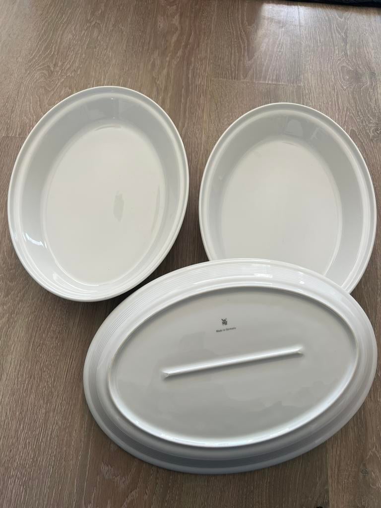3 - Wmf schalen Samen €25, Ophalen of Verzenden, Overige stijlen, Glas, Schaal of Schalen