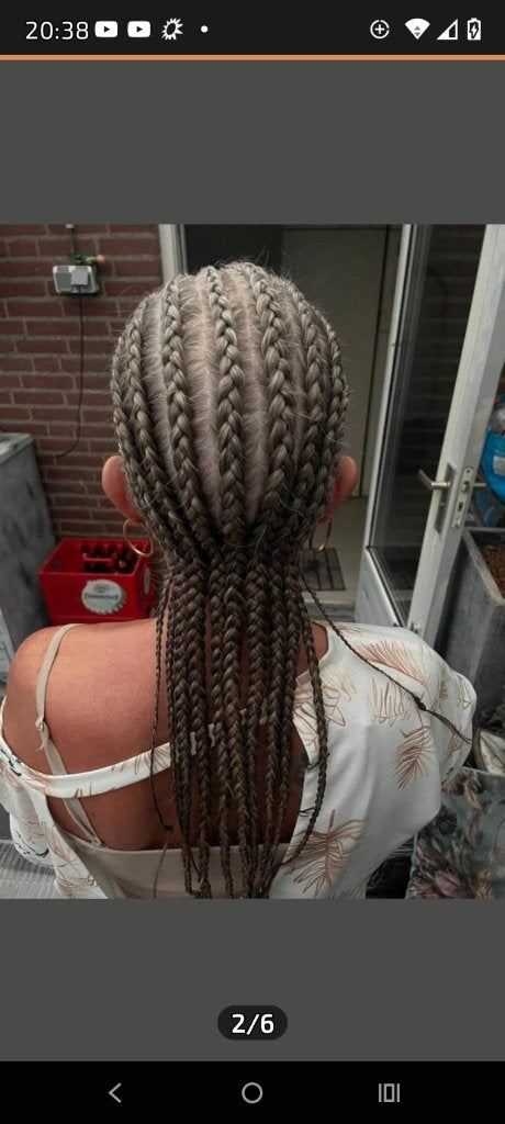 Haar vlechten Cornrows voor mannen en vrouwen, Ophalen of Verzenden, Nieuw, Pruik of Haarverlenging