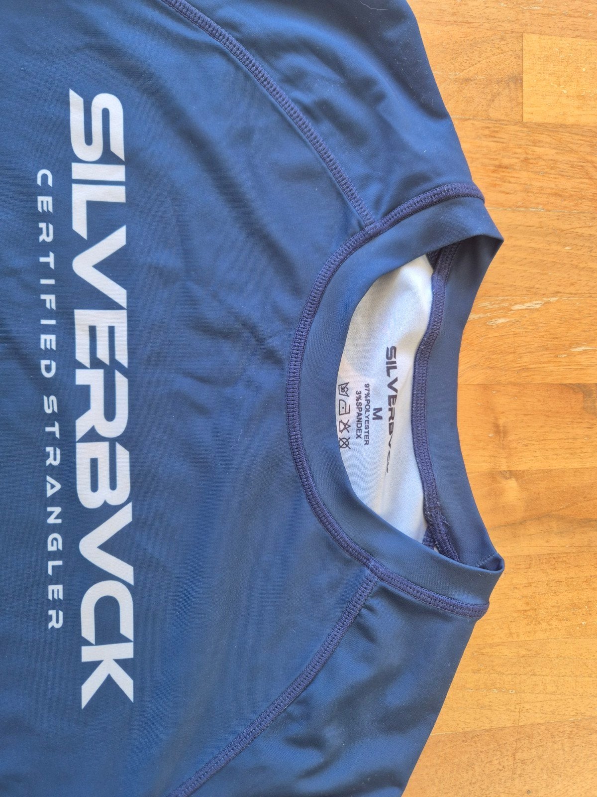 Silverback sportshirt maat M, Ophalen of Verzenden, Zo goed als nieuw, Maat 48/50 (M), Blauw