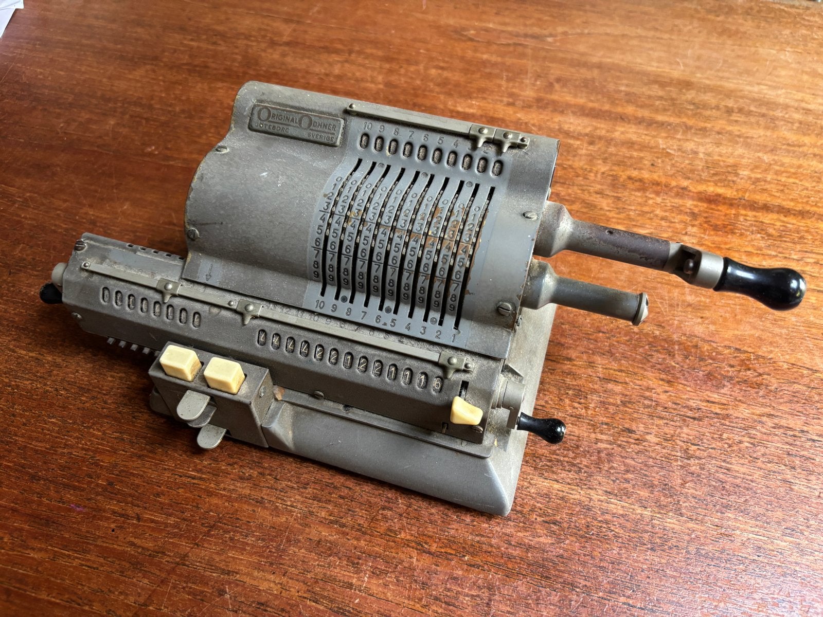 Originele Odhner Rekenmachine - Vintage Mechanische Calculat, Antiek en Kunst, Ophalen of Verzenden