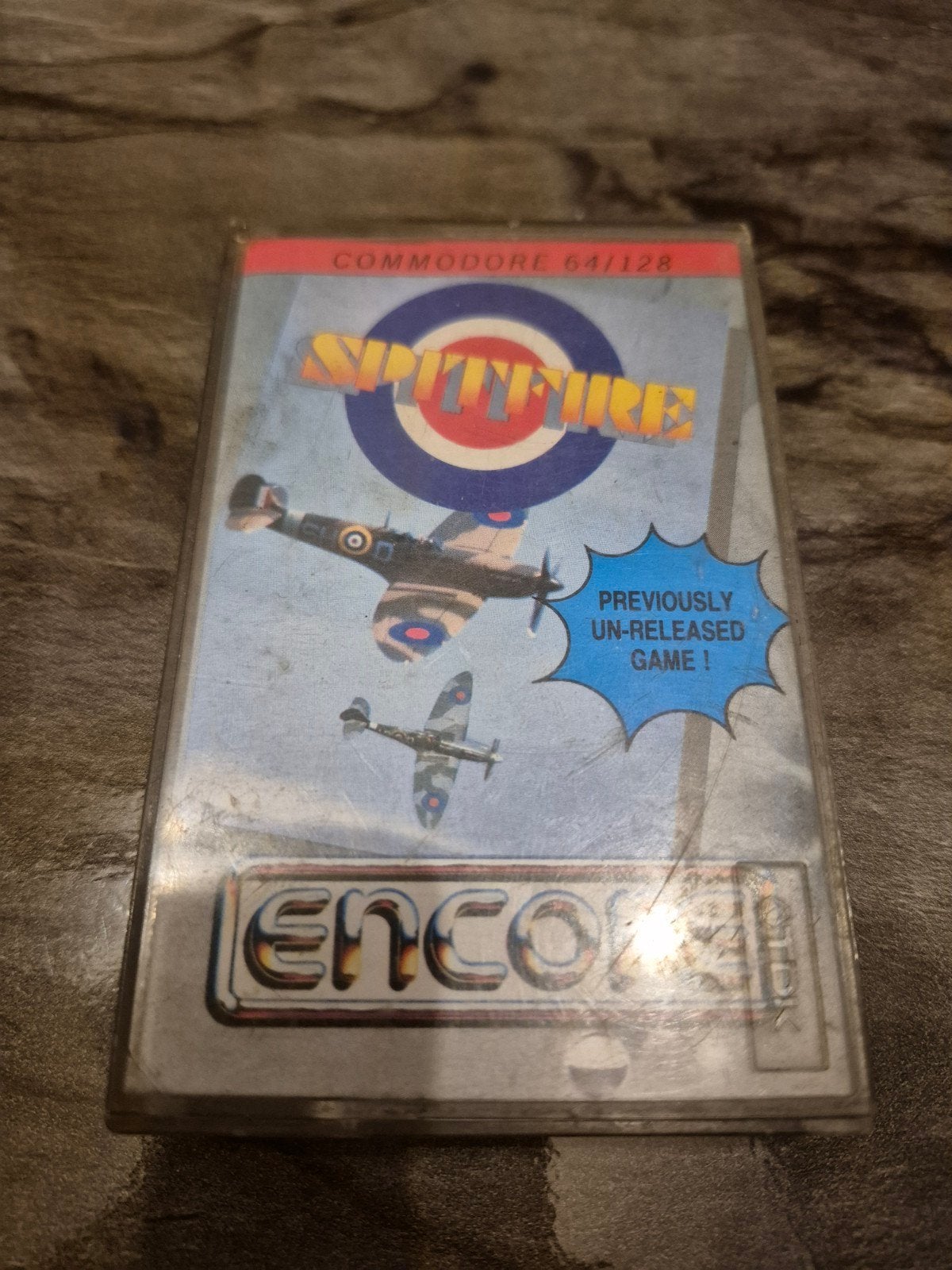 Commodore 64/128 Spel: Spitfire (Vliegtuig Simulatie), 1 speler, Ophalen of Verzenden, Gebruikt, Racen en Vliegen