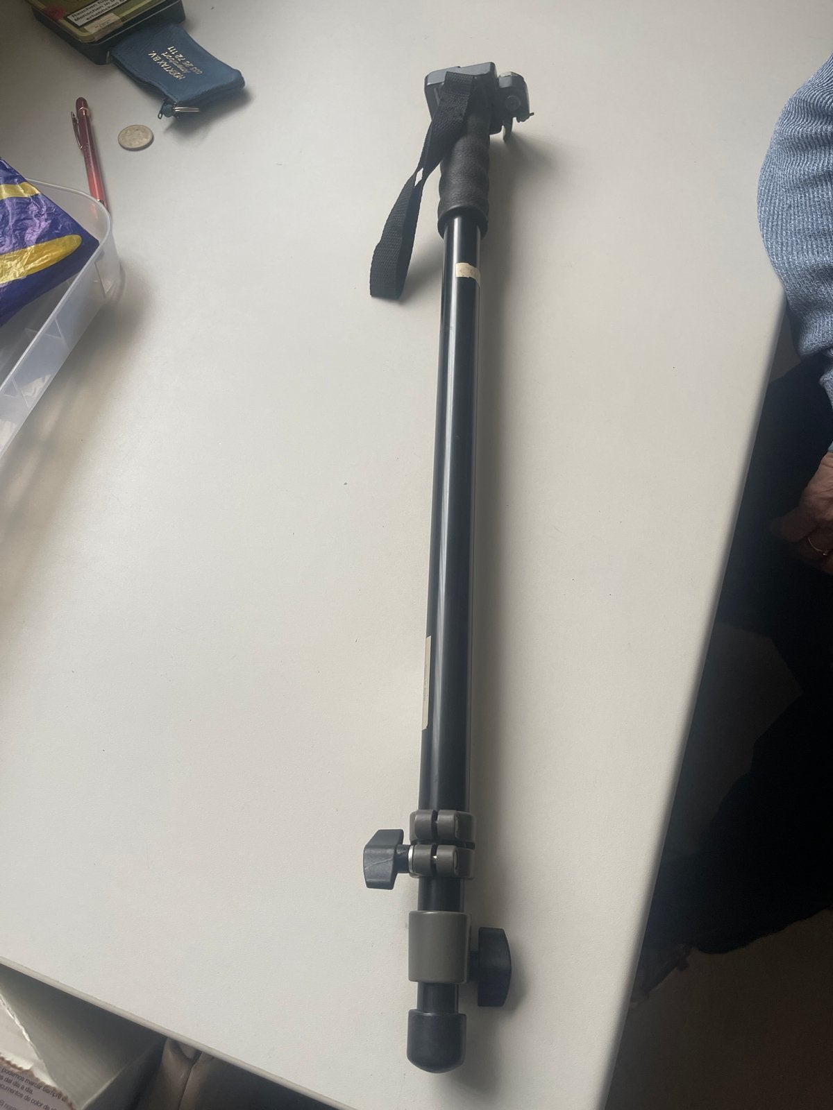 Manfrotto Eenpootstatief - nieuw, Ophalen, Gebruikt, Eenpoot, 150 tot 175 cm