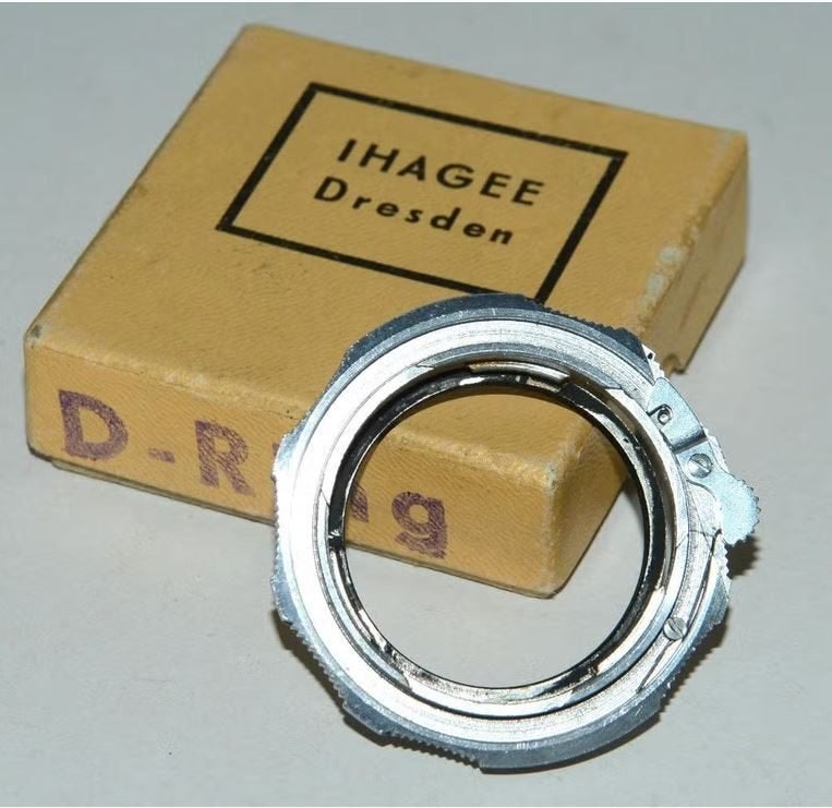 Ihagee Dresden 5mm Tussenring Exakta Topcon, Ophalen, Gebruikt, Spiegelreflex, Overige Merken