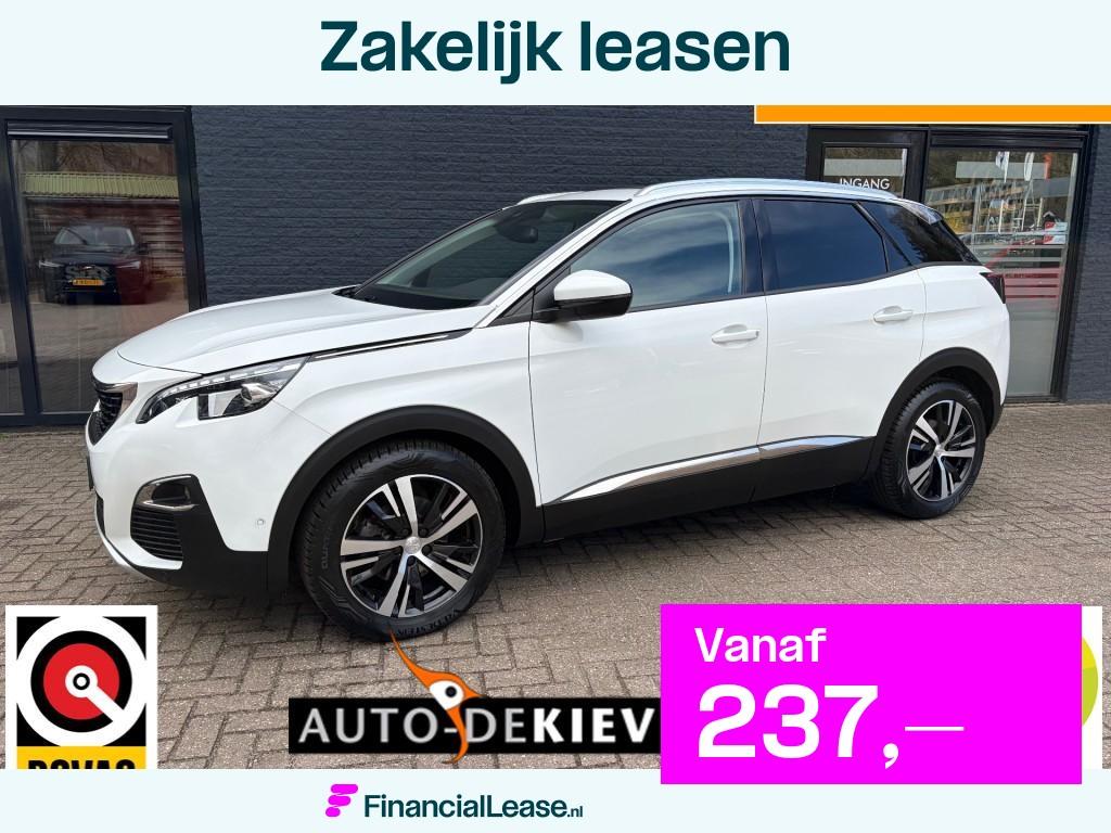Peugeot 3008 1.2 130PK Trekhaak massage stoel panodak, Voorwielaandrijving, Gebruikt, 1295 kg, 1199 cc