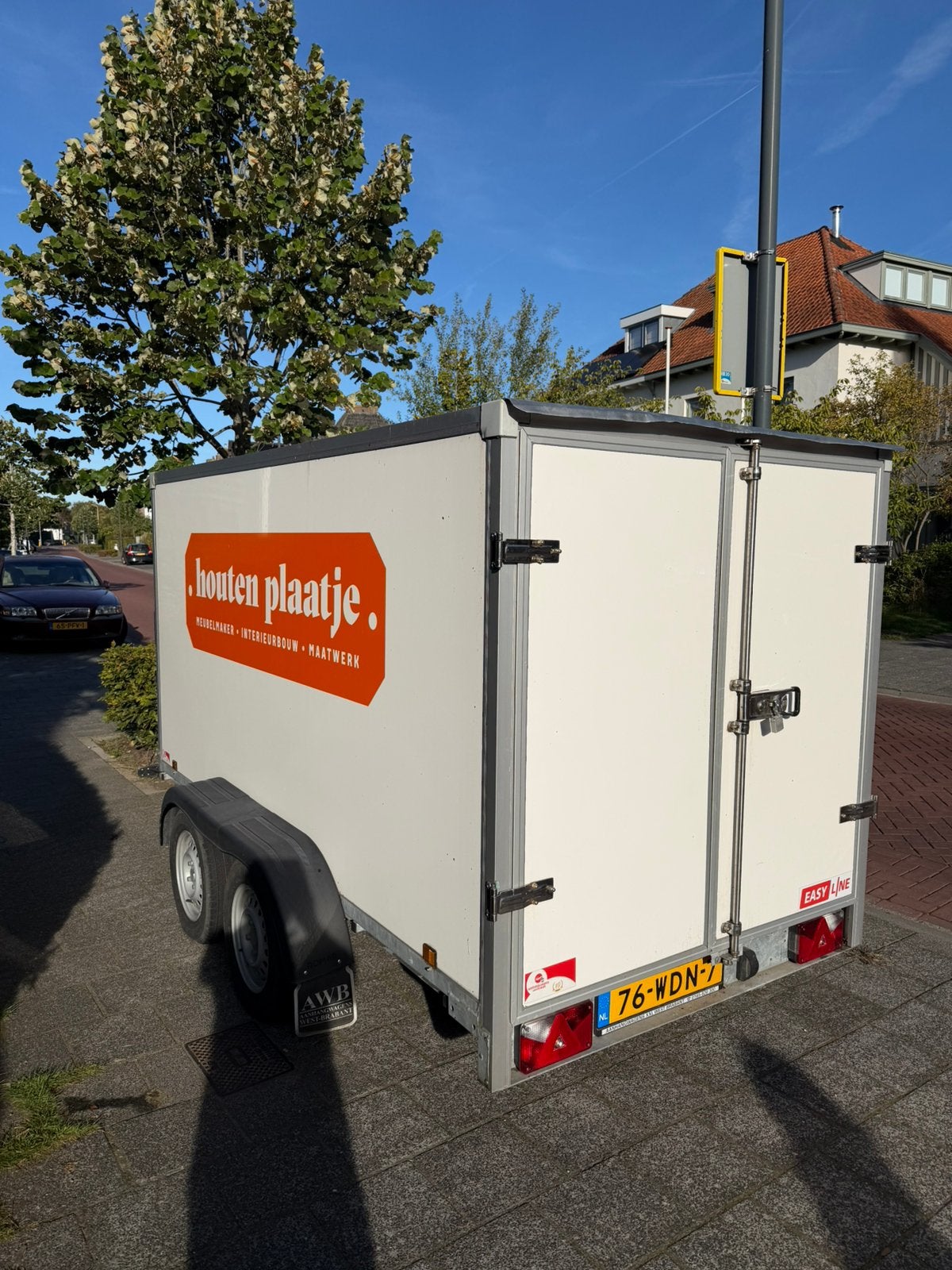 Easyline gesloten aanhanger, Ophalen, ., Zo goed als nieuw, .
