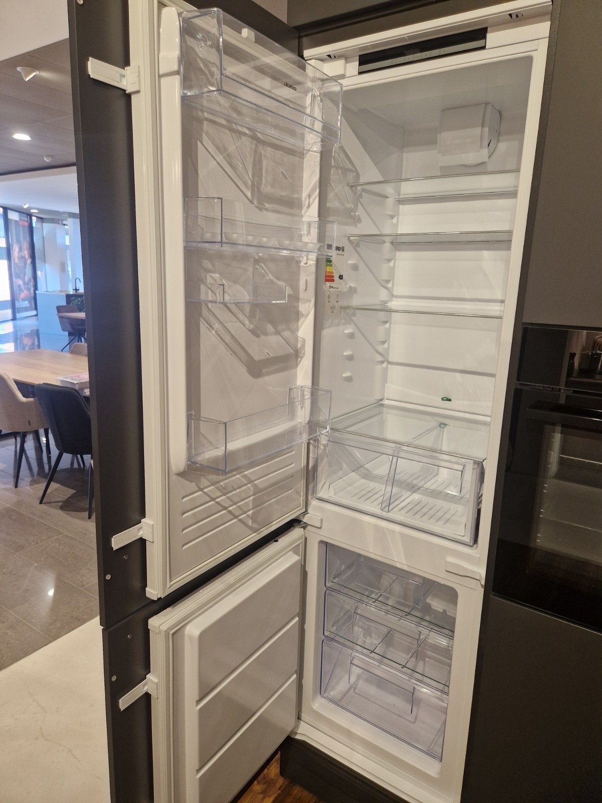 Moderne keuken met inductie, vaatwasser en combi-oven, Ophalen, U-keuken, Overige kleuren, Nieuw