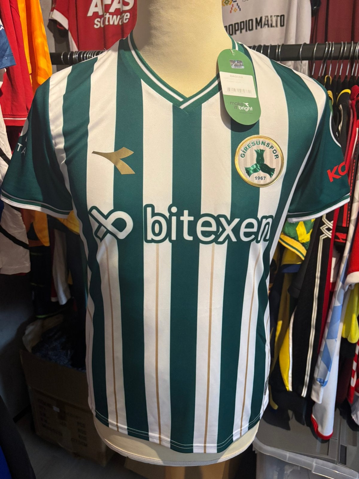 Giresunspor thuisshirt 2022-2023 (S), Verzamelen, Sportartikelen en Voetbal, Buitenlandse clubs, Infodiadora@diadora.com, Shirt