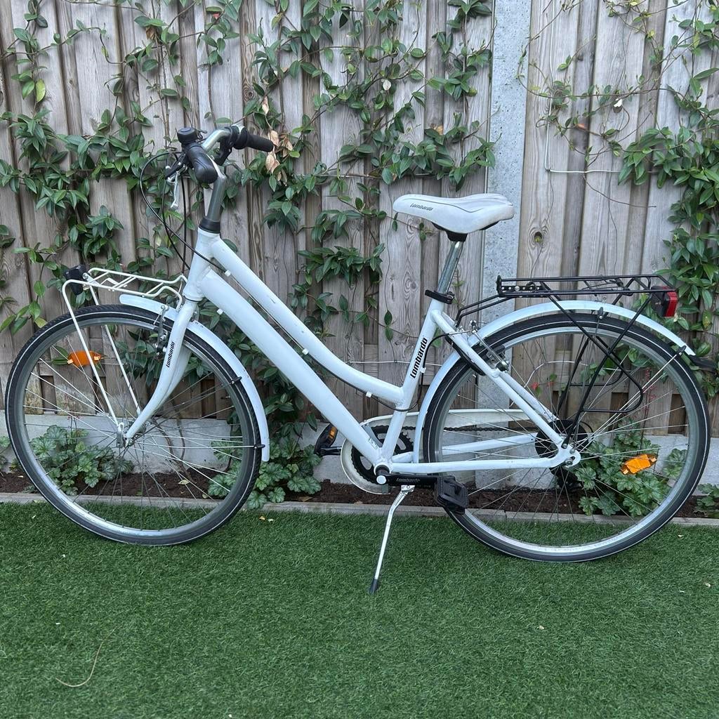 Lombardo Damesfiets 28 inch, Fietsen en Brommers, Fietsen | Dames | Damesfietsen, Gebruikt, Overige merken, Versnellingen, 50 tot 53 cm