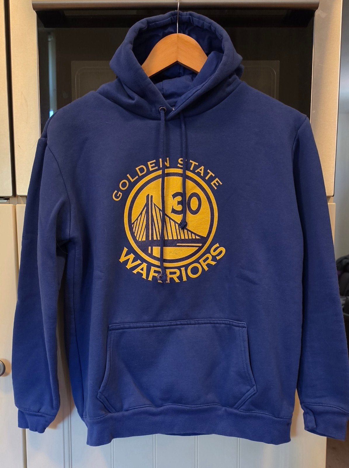 Golden State Warriors Stephen Curry Hoodie - Maat L, Ophalen of Verzenden, Zo goed als nieuw, Maat 52/54 (L), Blauw
