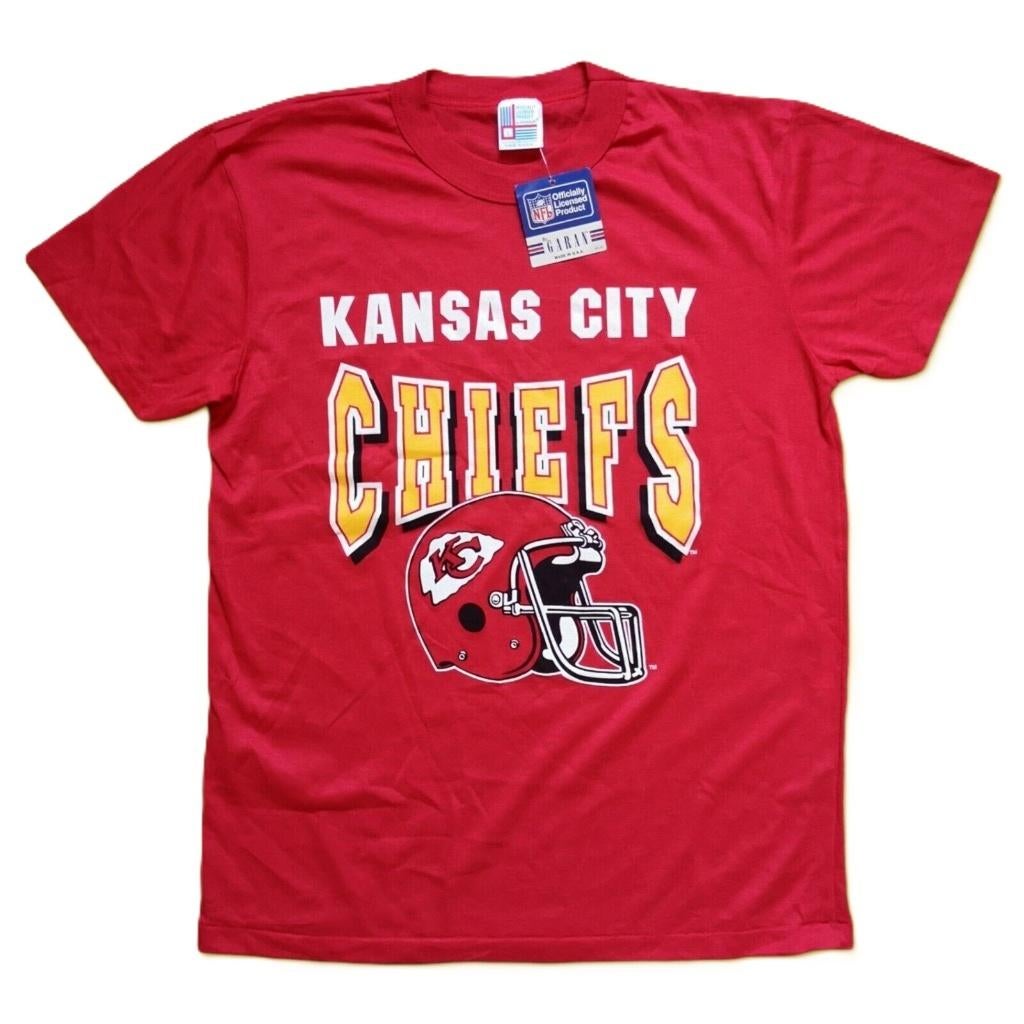 Kansas City Chiefs vintage nfl football printed t shirt, Info@taurusvintage.nl, Nieuw, Ophalen of Verzenden, Kleding
