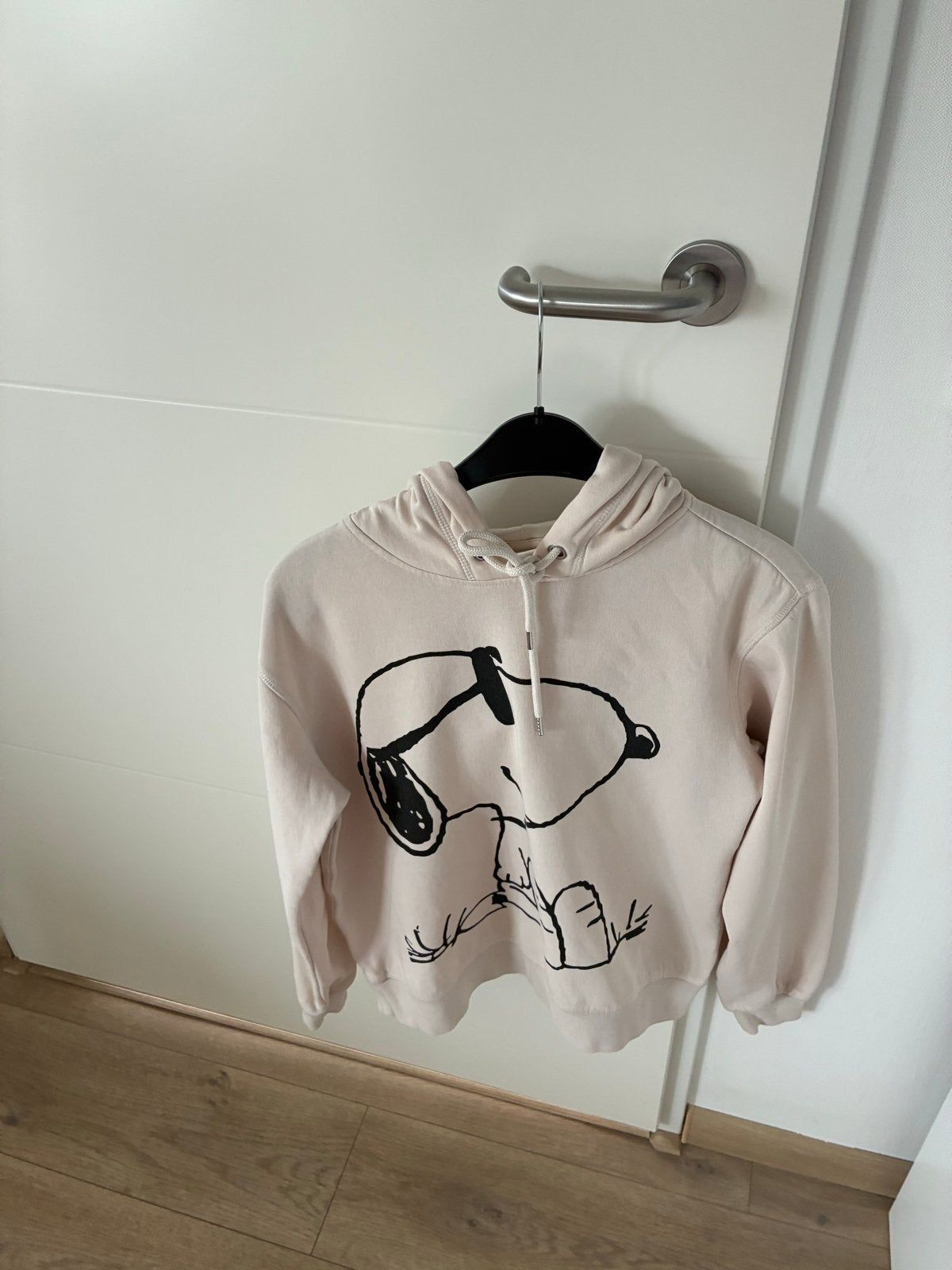 Snoopy hoodie H&M maat XS, Kleding | Dames, Ophalen of Verzenden, Zo goed als nieuw, Maat 34 (XS) of kleiner, Beige