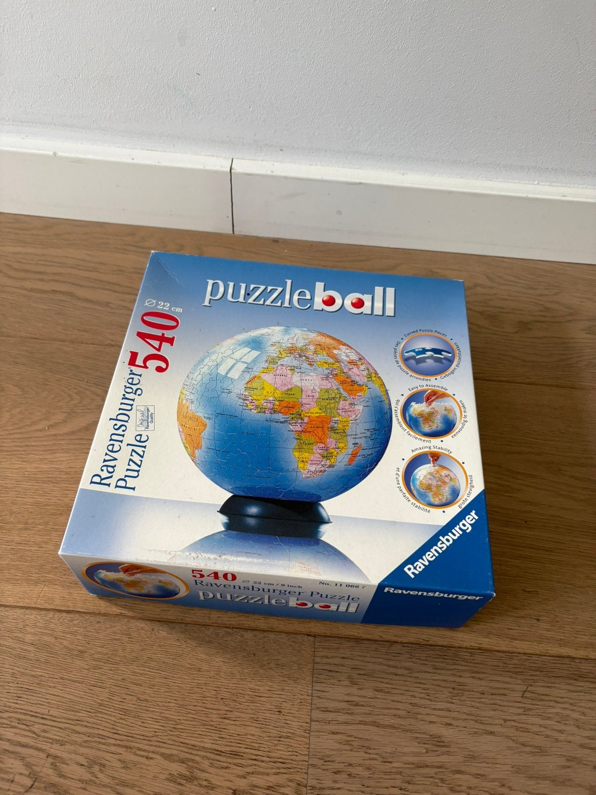 Ravensburger Puzzle Ball wereld globe puzzelbal, Ophalen of Verzenden, Meer dan 50 stukjes, Zo goed als nieuw, 6 jaar of ouder