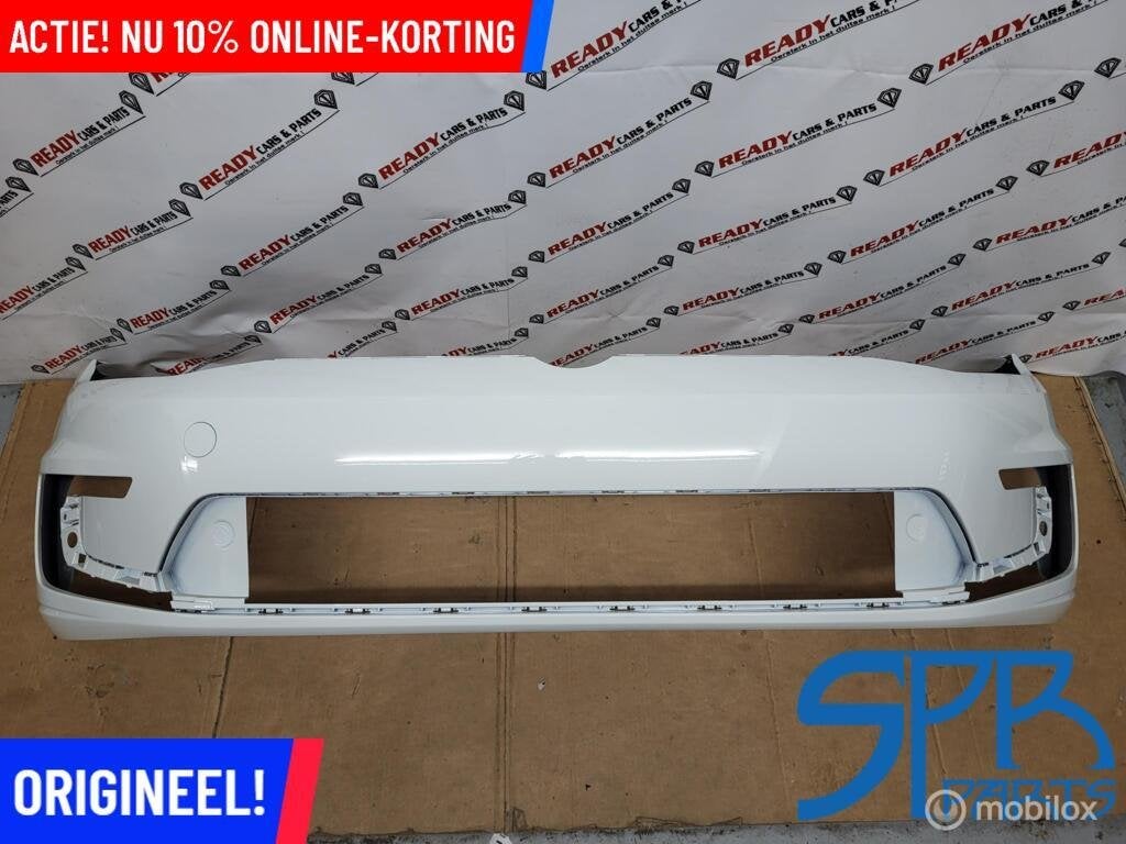Voorbumper LC9A E-GOLF GOLF 7 FACELIFT 5GE807221C PURE WHITE, Nieuw, Ophalen of Verzenden, Bumper, Volkswagen