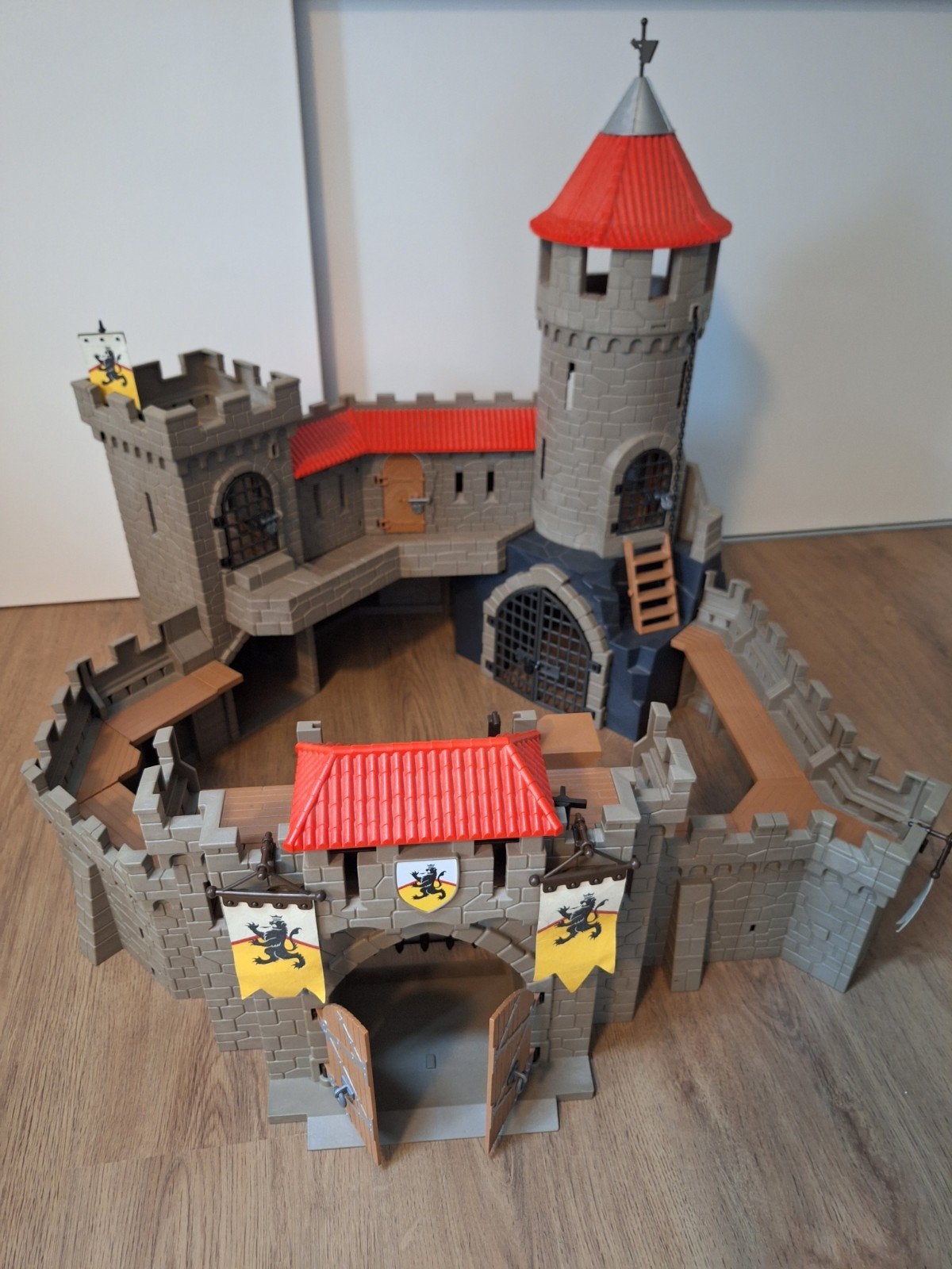 Playmobil Leeuwenridders Kasteel 4865 met ridders en extra's, Ophalen, Gebruikt, Kasteel/Fort, Knights