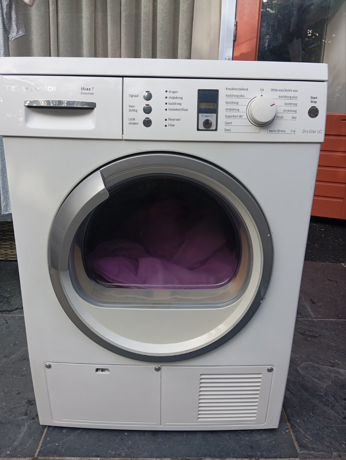 Wasdroger Bosch Condens Maxx 7 Sensetive, 8 tot 10 kg, Ophalen of Verzenden, Zo goed als nieuw, 85 tot 90 cm