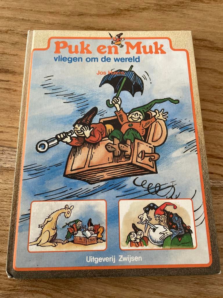 Puk en Muk vliegen om de wereld - Jos Haens, Boeken, Kinderboeken | Jeugd | onder 10 jaar, Ophalen of Verzenden, Zo goed als nieuw