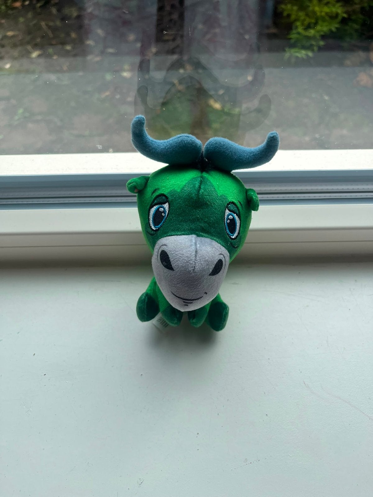 Leuke groene stier knuffel - Zo goed als nieuw, Groen, Overige merken, Overige karakters, Overige typen