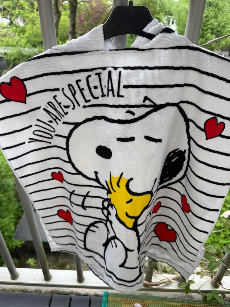 3x bad poncho snoopy, haaien en ijsjes print, Ophalen of Verzenden, Jongen of Meisje, Zwem-accessoire
