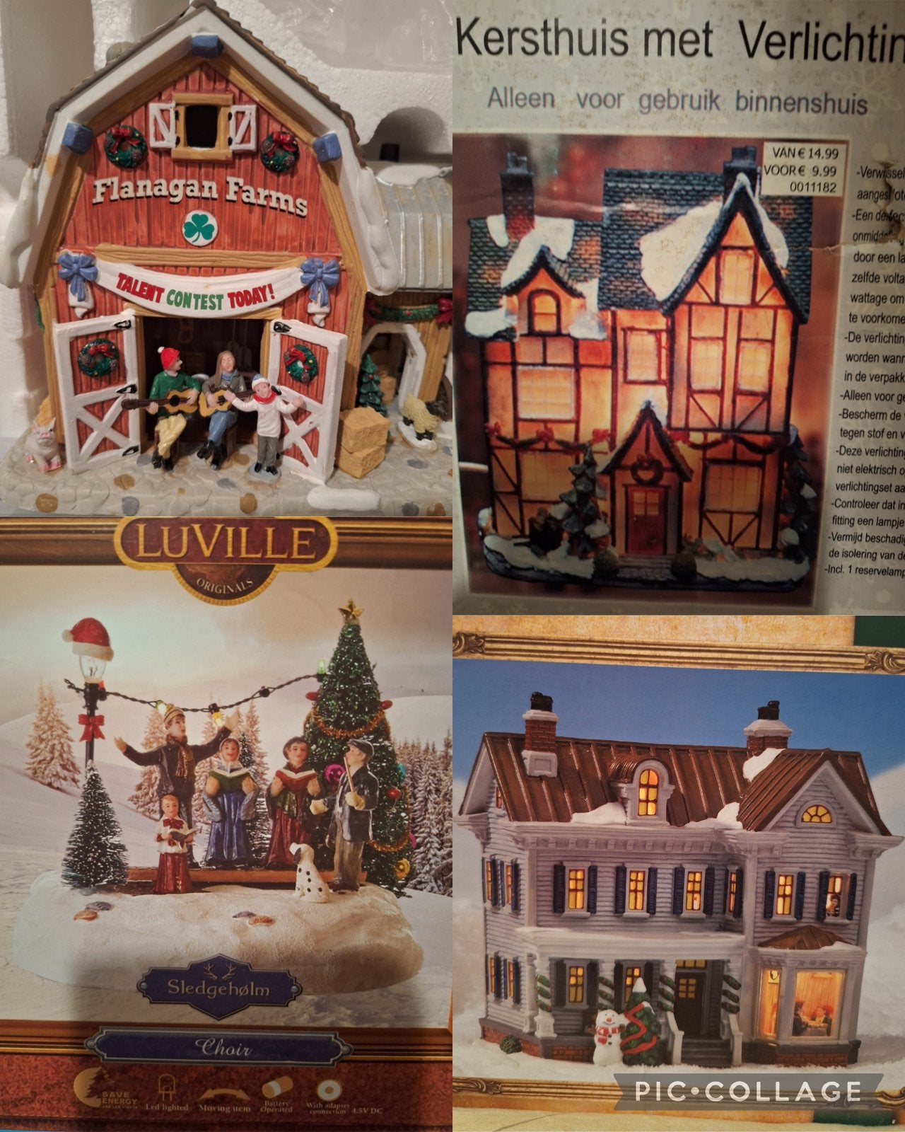Compleet kerstdorp, Ophalen, Zo goed als nieuw